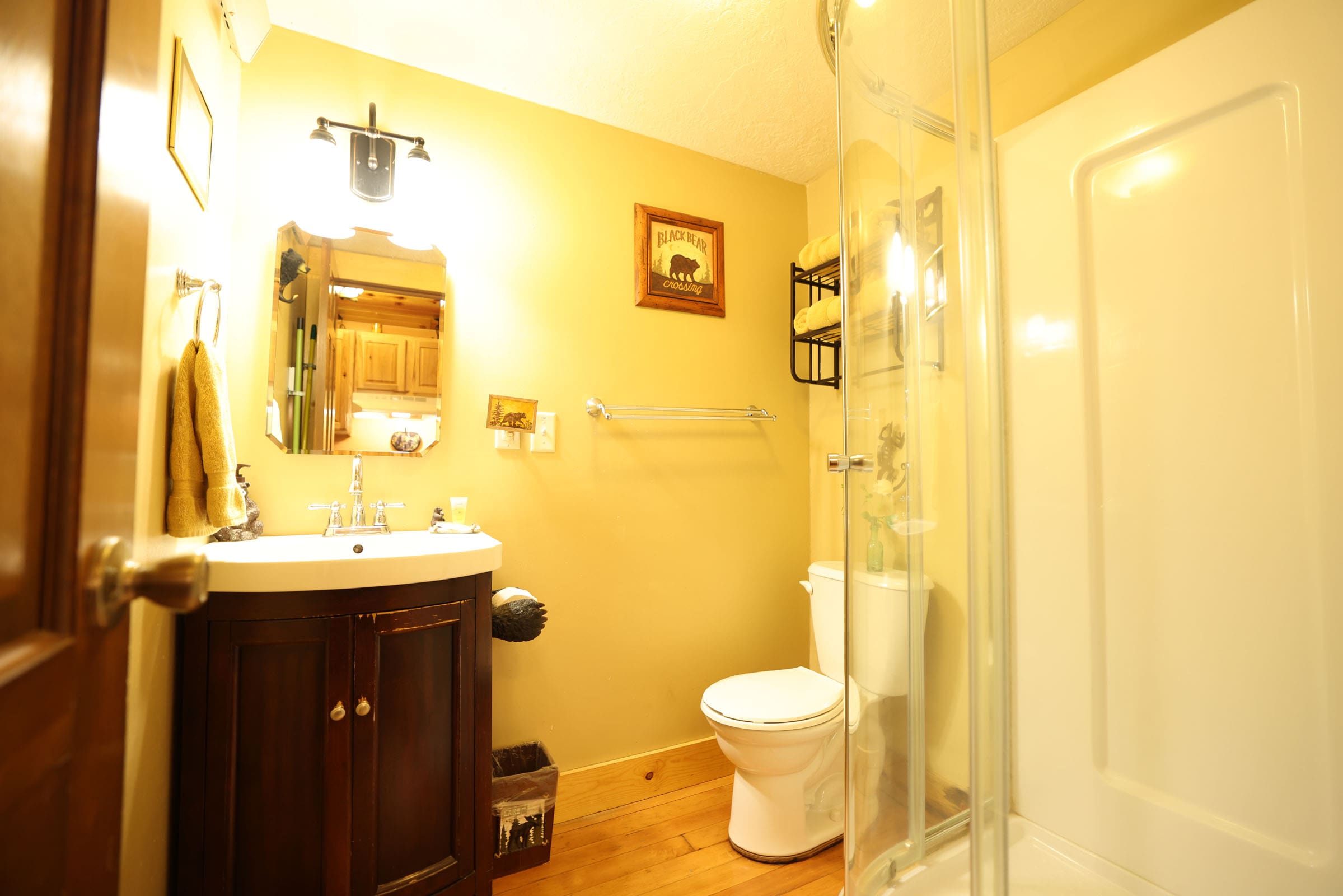 A bathroom with a toilet and sink in it